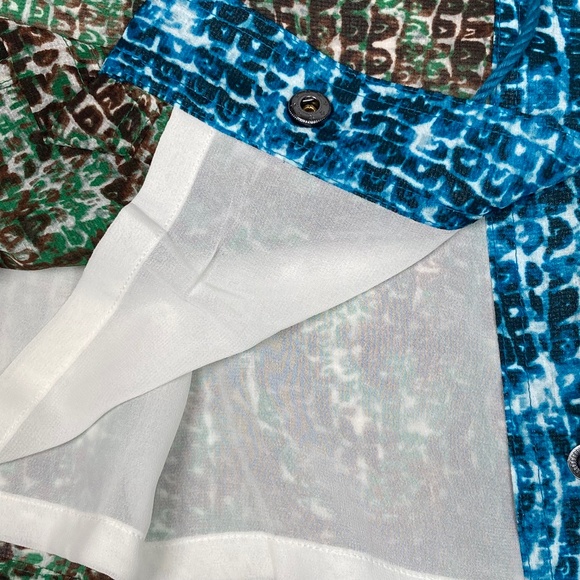 Derek Lam For Design Nation Armadillo Print Drawstring Skirt Size M NWT - Picture 6 of 15